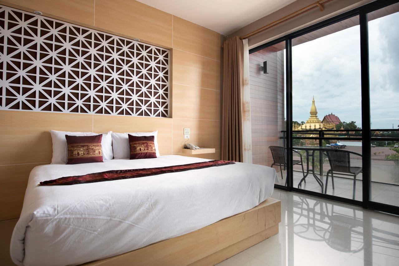 Thatluangview Hotel Vientiane Exterior photo